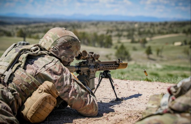 Iowa infantryman fires SDMR