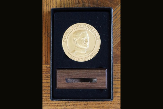 Top Cadets Receive Medals For Their Reflective Essays During Pershing Writing Award Ceremony