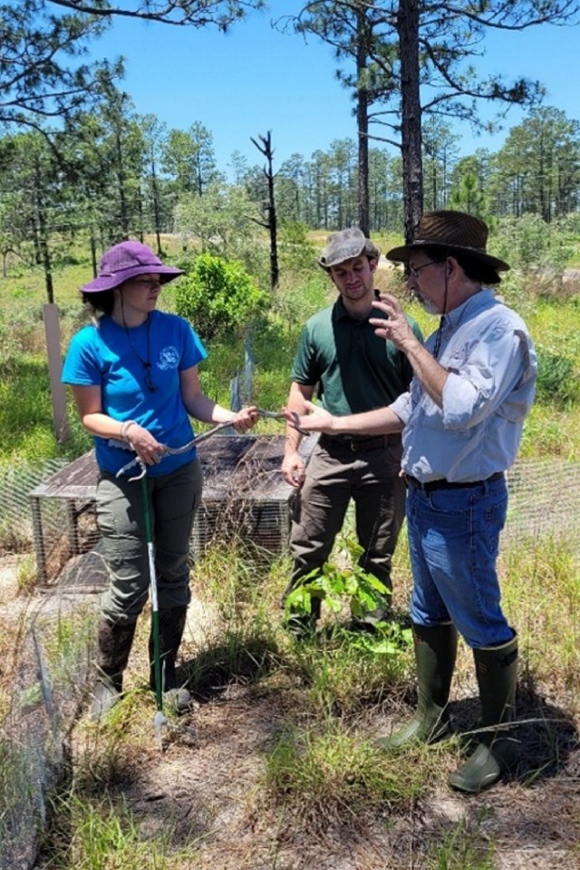 Fort Polk is committed to building strong relationships with regulatory and partner agencies, such as the United States Fish and Wildlife Service. In May 2022, NRC biologists led a field tour to several USFWS personnel. USFWS personnel learned...