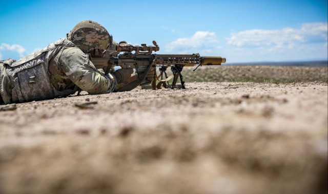 Iowa infantryman fires SDMR