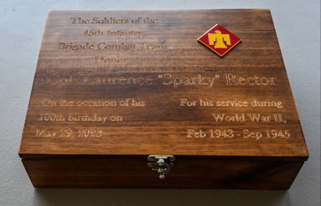 45th Infantry Division veteran honored on 100th Birthday