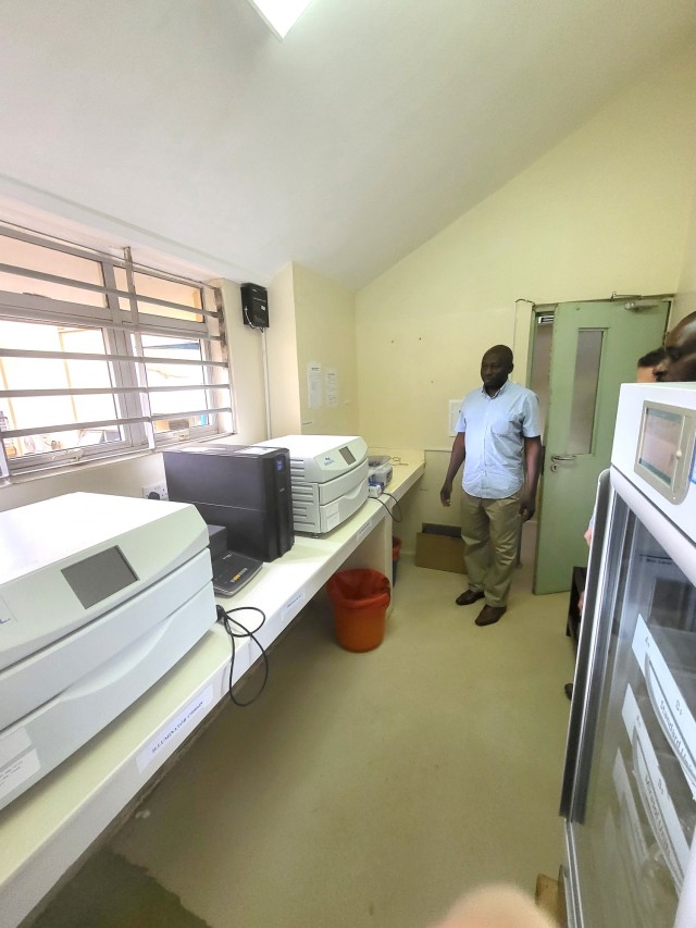 The WBPRD processing lab at the Nakasero Blood Bank, where the blood can be collected and sent thru the WRPBD process before being sent to the Mulago and Kawempe National Referral Hospitals. Courtesy photo.