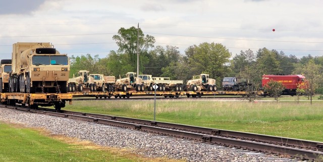 Fort McCoy supports first major rail movement of 2023