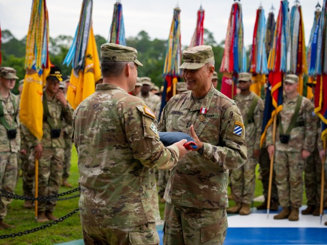 The Marne Division&#39;s Change of Command Ceremony