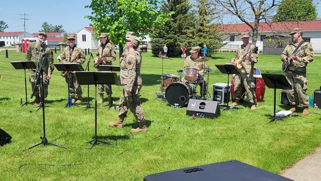 Army Reserve&#39;s 204th Army Band performs during 2023 Fort McCoy Armed Forces Day Open House