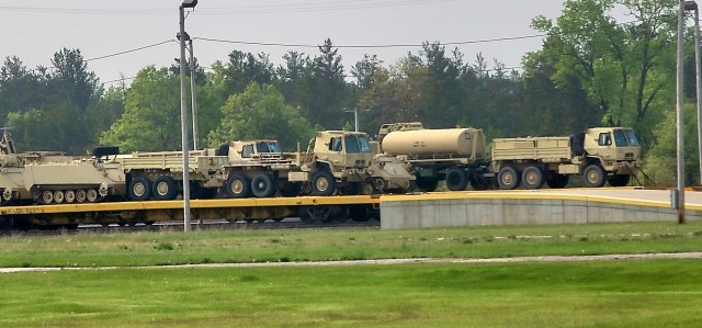 Fort McCoy supports first major rail movement of 2023