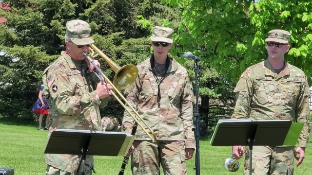 Army Reserve&#39;s 204th Army Band performs during 2023 Fort McCoy Armed Forces Day Open House