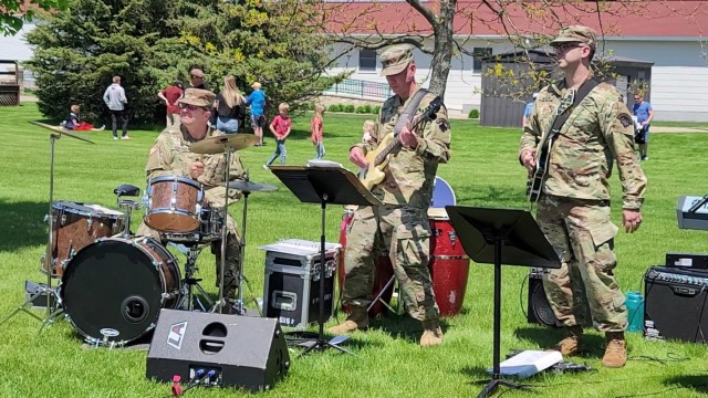 Army Reserve&#39;s 204th Army Band performs during 2023 Fort McCoy Armed Forces Day Open House