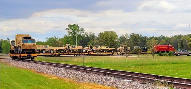 Fort McCoy supports first major rail movement of 2023