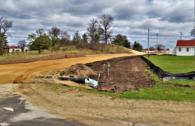 Grading project continues at Fort McCoy
