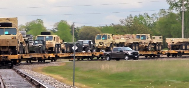 Fort McCoy supports first major rail movement of 2023
