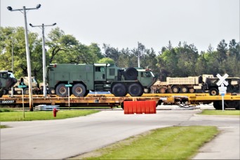Rail operations action: Fort McCoy rail operations team, contractors work together to move 569 pieces of military equipment