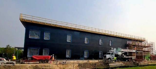 May 2023 construction operations of $11.96 million transient training brigade headquarters at Fort McCoy