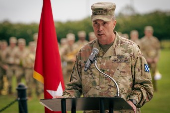 FORT STEWART, Ga. – The 3rd Infantry Division bid farewell to Maj. Gen. Charles D. Costanza, the outgoing commanding general of 3rd Infantry Division, a...