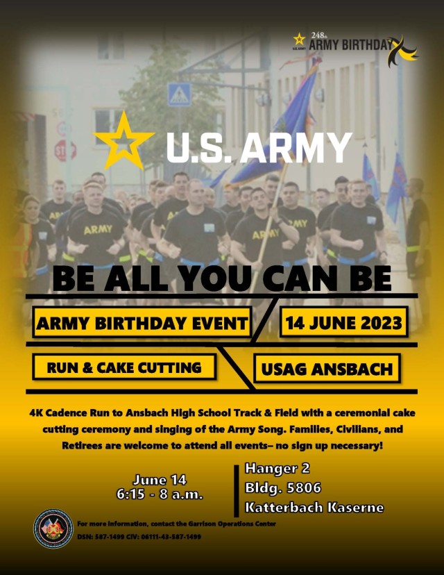 USAG Ansbach Celebrates 248 Years of Army Heritage | Article | The ...