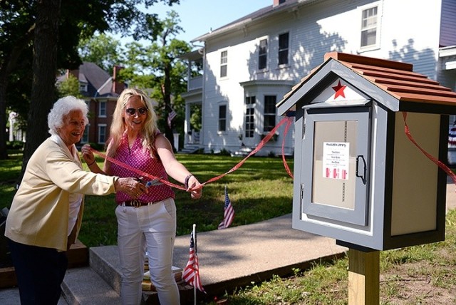 Free little neighborhood library opens for book exchanges