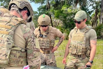 Army, Air Force EOD techs train for clearance operations during island hopping missions