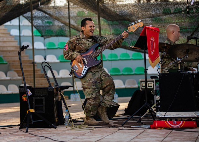 Utah Army National Guard band entertains Troops and Moroccans in Agadir, Morocco During African Lion 2023