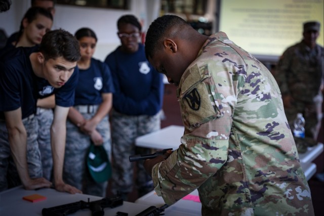 21st TSC conducts Army Day with Air Force JROTC