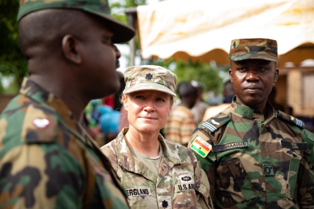 U.S. military and Ghana Armed Forces provide medical care to civilians