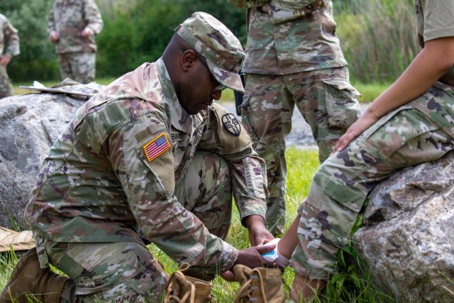 Army Reserve medics provide coverage for West Point SLE 2023