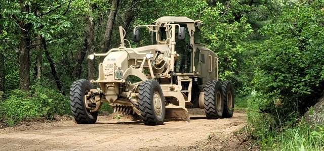 Army Reserve&#39;s 411th Engineer Company supports troop project at Fort McCoy