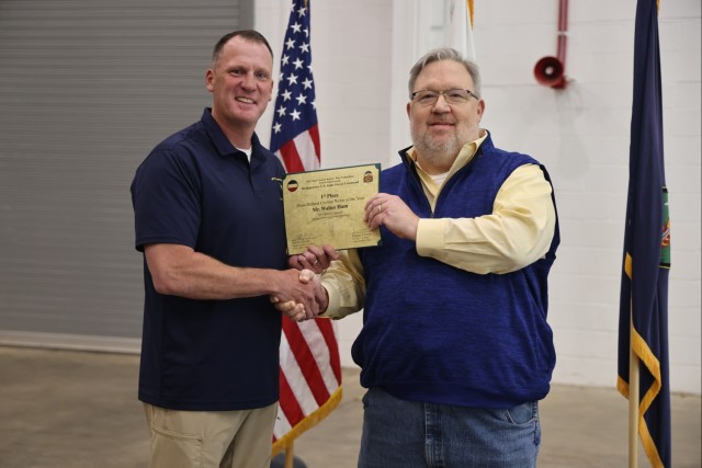Col. John P. Kunstbeck (left) and Walter T. Ham IV