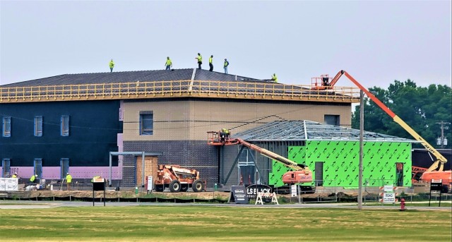 June 2023 construction operations of $11.96 million transient training brigade headquarters at Fort McCoy