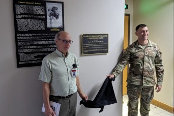 Fort Drum officials name conference room after first 10th Mountain Division Soldier to report for duty