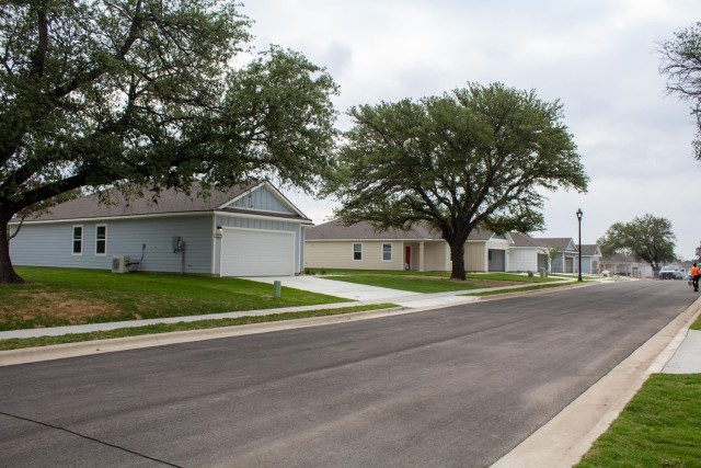Cavalry Family Housing recently completed building nine new homes in Heritage Heights on Fort Cavazos, Texas. The homes are the first to be built on the installation since 2018 and are part of Lendlease&#39;s $420 million, five-year development plan for Cavalry Family Housing. (U.S. Army photo by Samantha Harms, Fort Cavazos Public Affairs)