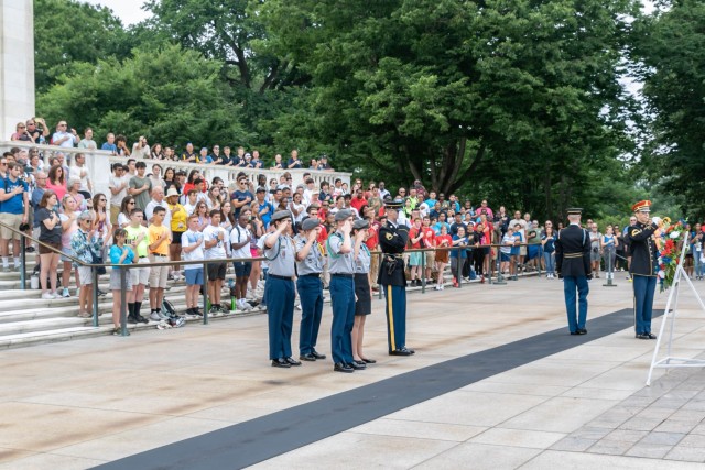 Army JROTC Cadets competing in the 2023 Army JROTC Leadership Bowl found time to explore the National Mall and Arlington National Cemetery in Washington D.C. on June 20. A highlight for many of the Cadets was watching Tomb Guard Sentinels at the...