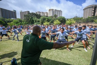 Army Air Defenders Inspire Future Leaders through Hawaii's Youth Impact Program
