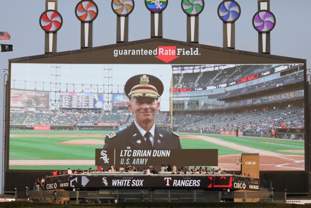 Chicago White Sox honors two local servicemembers on Pride night game