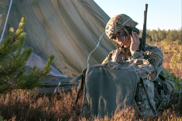 82nd Airborne Division Paratroopers Jump Into Latvia