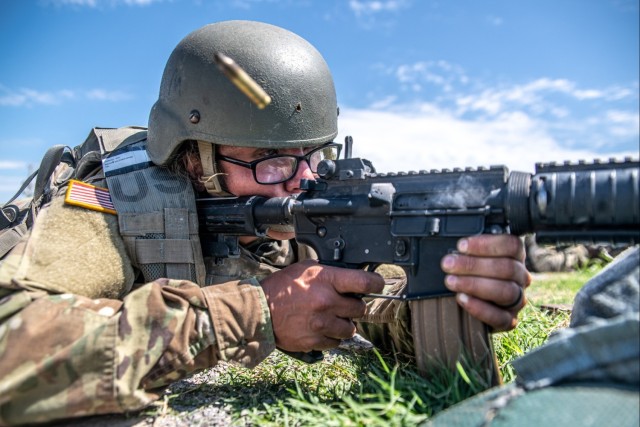 Fort Sill Trainees Conduct A Foot March and Marksmanship