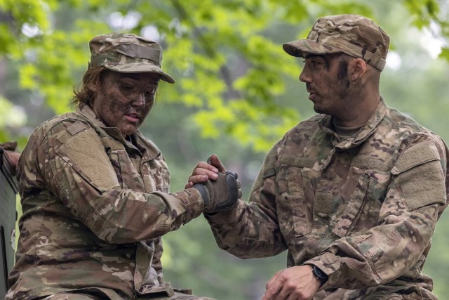 Civilian staff, faculty and coaches take part in the Civilian-Military Experience (CivMX). CivMX offers participants the opportunity to experience an immersive 3-day field training exercise that mimics cadet life and training. Led by SCPME...