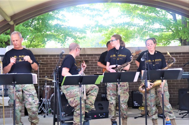 204th Army Band in action at Fort McCoy&#39;s 2023 Army Birthday Celebration