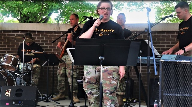204th Army Band in action at Fort McCoy&#39;s 2023 Army Birthday Celebration