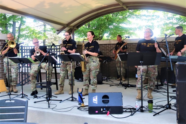 204th Army Band in action at Fort McCoy&#39;s 2023 Army Birthday Celebration