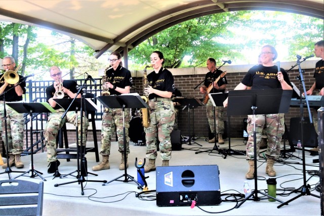 204th Army Band in action at Fort McCoy&#39;s 2023 Army Birthday Celebration