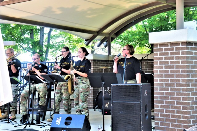 204th Army Band in action at Fort McCoy&#39;s 2023 Army Birthday Celebration