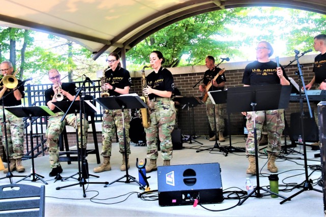 204th Army Band in action at Fort McCoy&#39;s 2023 Army Birthday Celebration