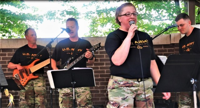 204th Army Band in action at Fort McCoy&#39;s 2023 Army Birthday Celebration