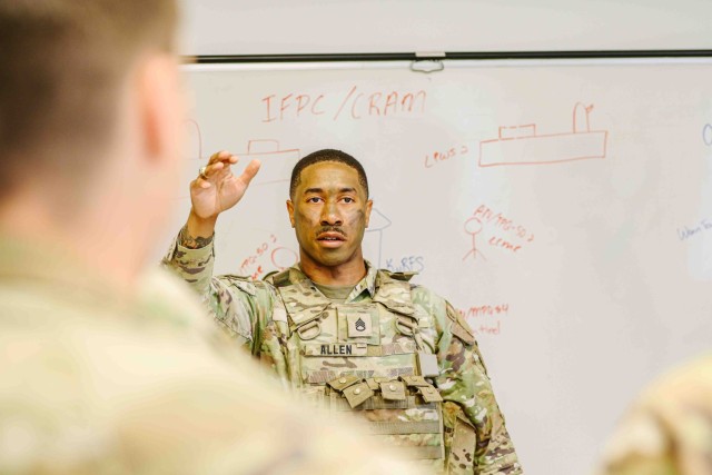Cadets conducting CFT training.