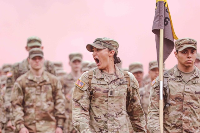 Staff and faculty gathered at Landing Zone Owl to commemorate the Class of 2026 Cadets as they moved up in rank from plebes to yearlings during the Cadet Field Training graduation on June 27 at Camp Buckner.