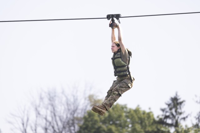 Water Confidence Course, Camp Buckner, West Point, NY on May 31, 2023.