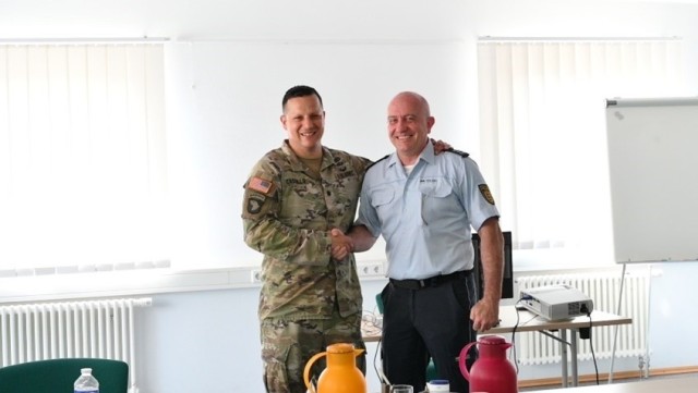 U.S. Army Garrison Rheinland-Pfalz and Mannheim Polizei partner to enhance protection measures in surrounding communities