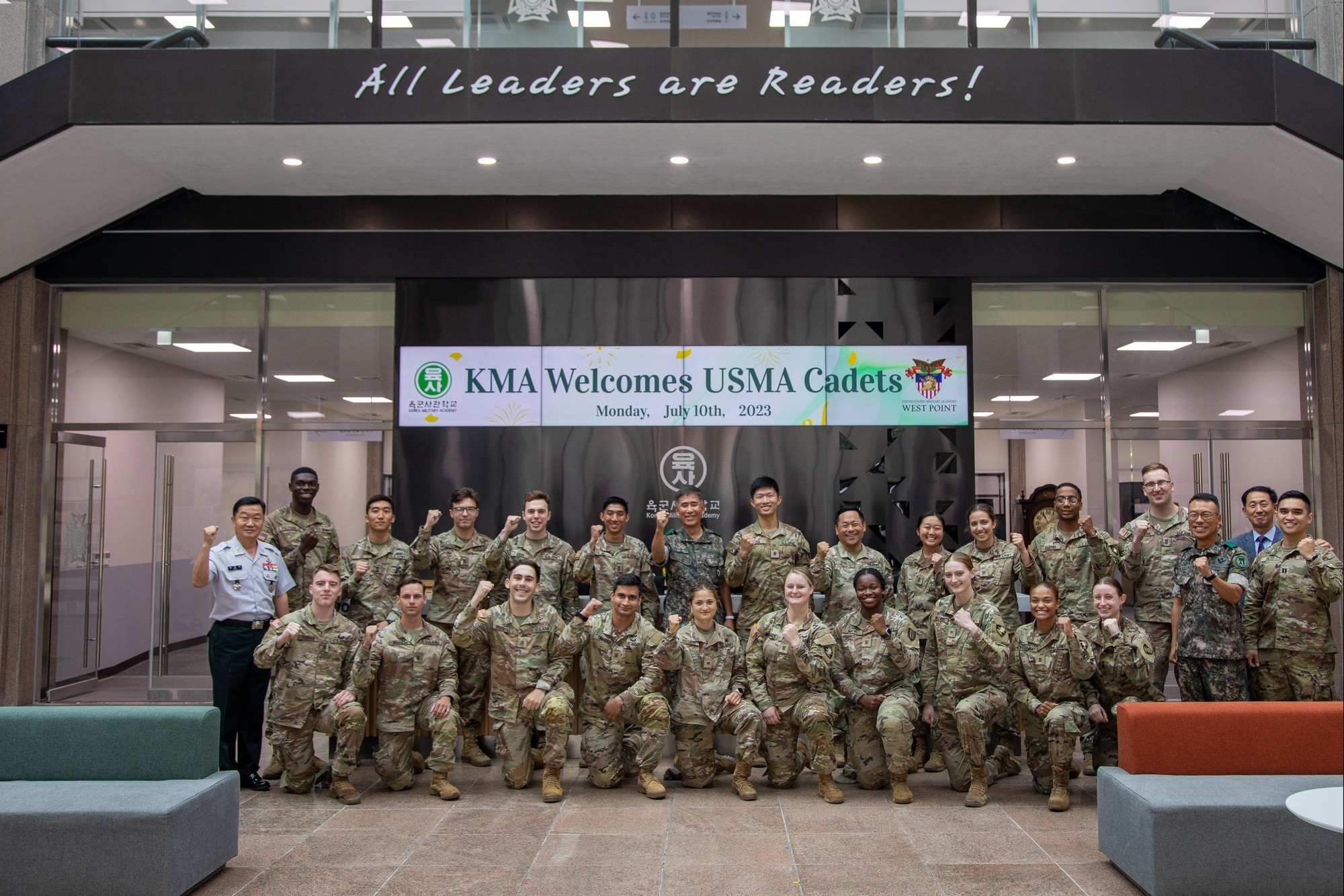West Point cadets visit Korea Military Academy, Special Warfare School ...