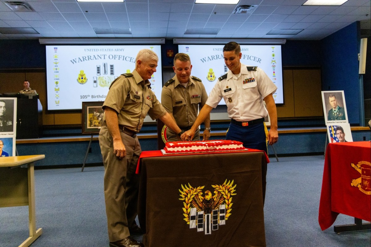 Fort Sill celebrates 105th birthday of the Warrant Officer branch Honoring the quiet