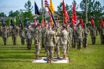 Change of Command Ceremony Marks New Leadership for 1st Security Force Assistance Brigade at Fort Moore, Georgia